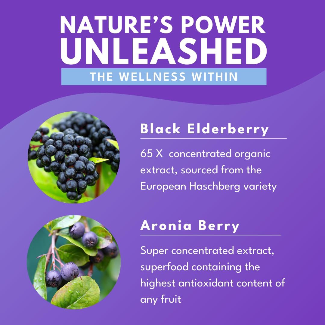 Bold Botanica Elderberry Elixir kid-friendly dosing with dropper shown.