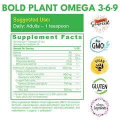 Bold Botanica vegan non-GMO bottle signals clean ingredients for daily use.