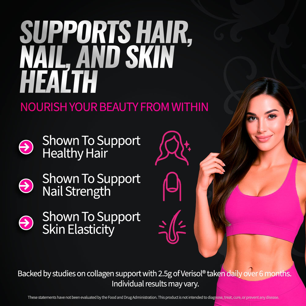 Bold Buns Creatine for Women label back highlighting ingredients and benefits