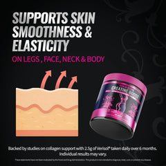 Scoop of Bold Buns Creatine for Women measuring a serving for daily use