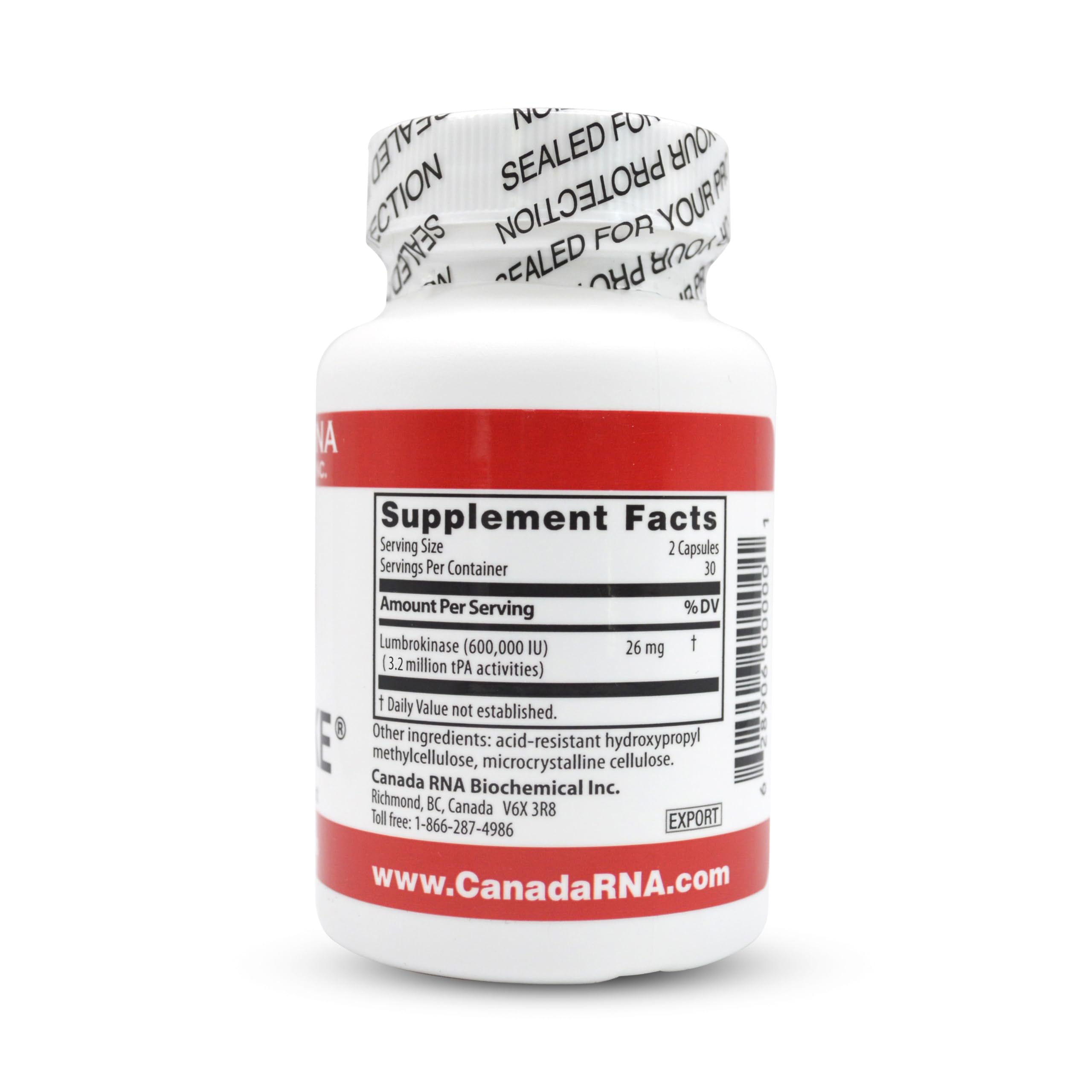 Boluoke label close-up highlighting lumbrokinase and brand for informed daily use.