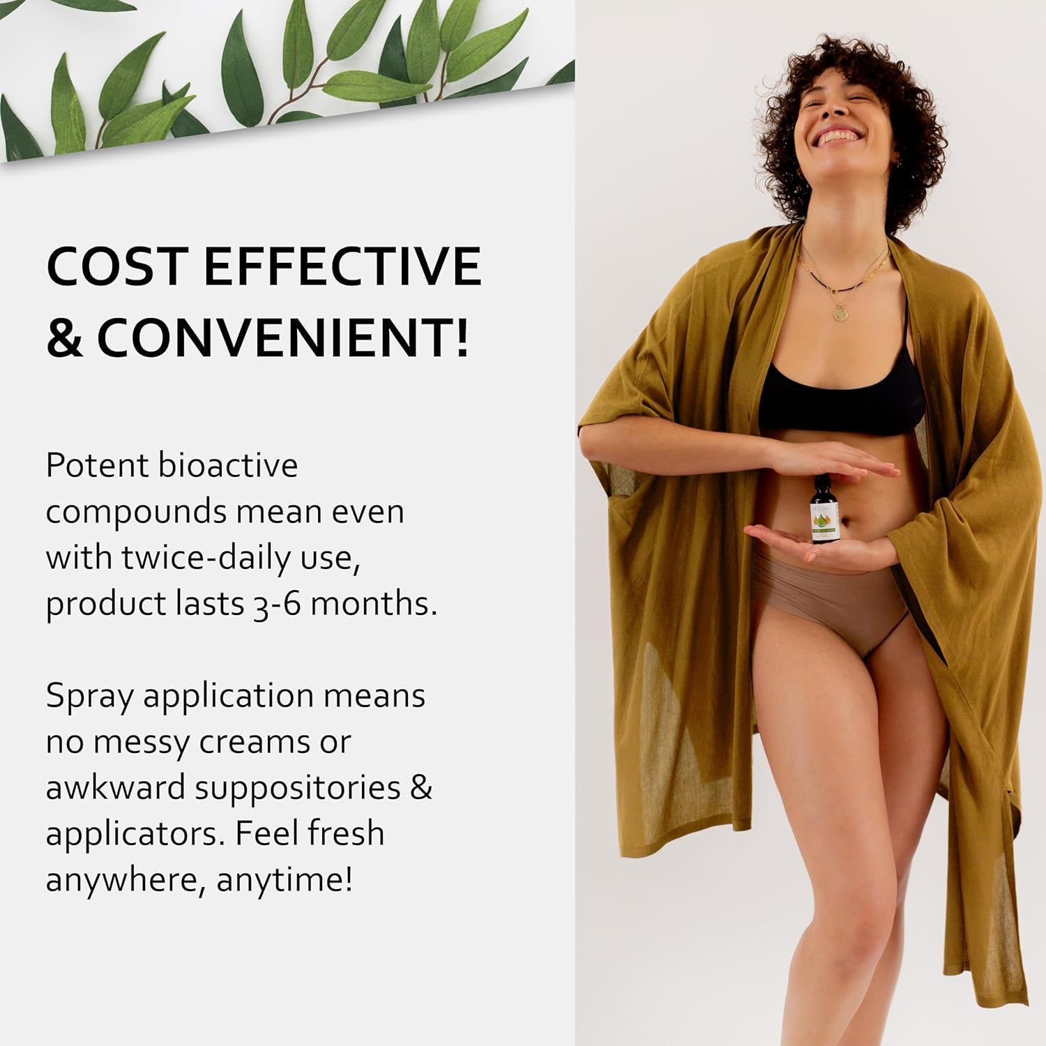 Fresh citrus scent image communicates a natural, light fragrance without heavy perfume