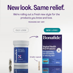 Bonafide Clairvee capsules shown for daily-dose use and odor relief