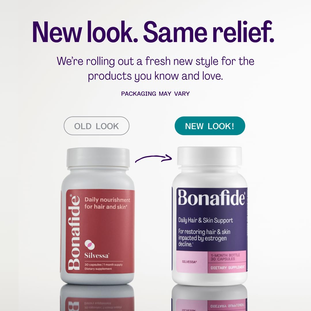 Bonafide Silvessa capsules promote hair shine and vitality