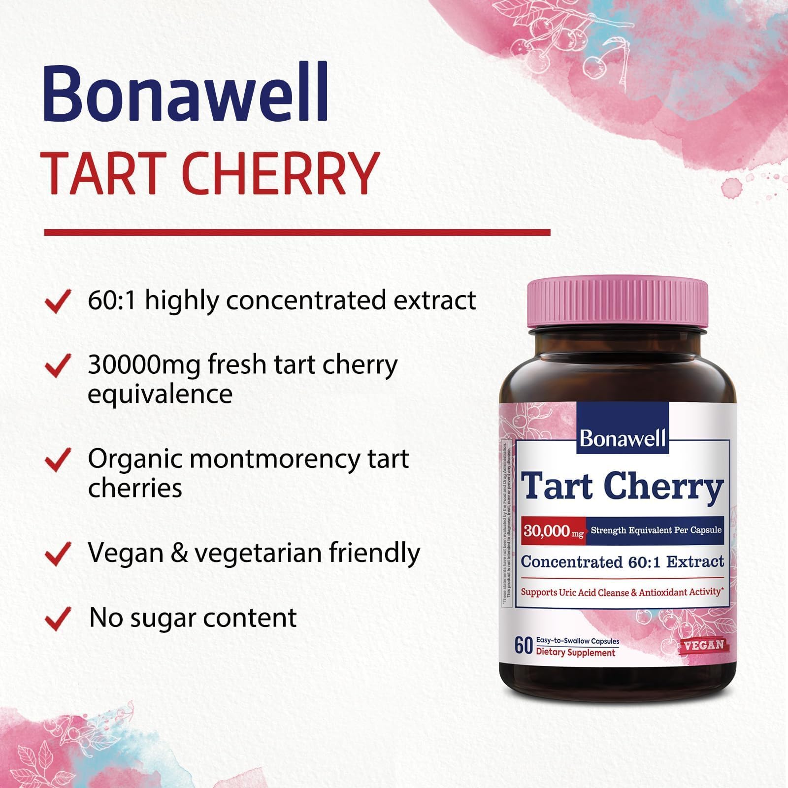 Bonawell Montmorency cherries dried fruit source powers the extract