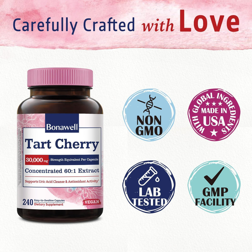 Lifestyle scene with Bonawell Tart Cherry 60:1 daily use
