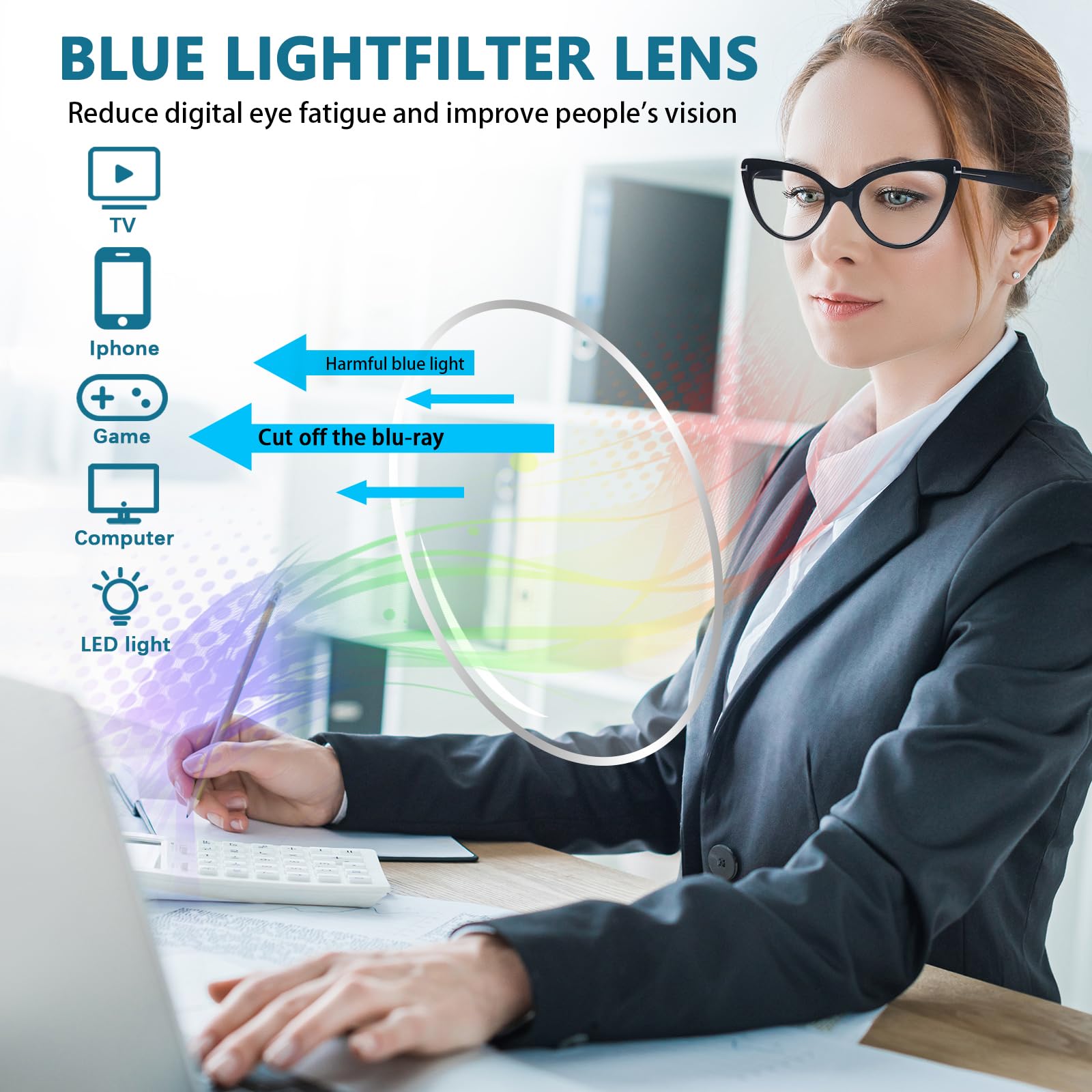 BONCAMOR durable PC frames offer lasting comfort for daily wear
