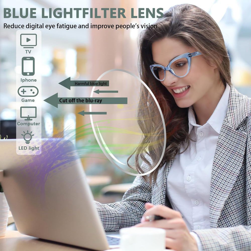 BONCAMOR precise magnification options tailor reading glasses to your needs