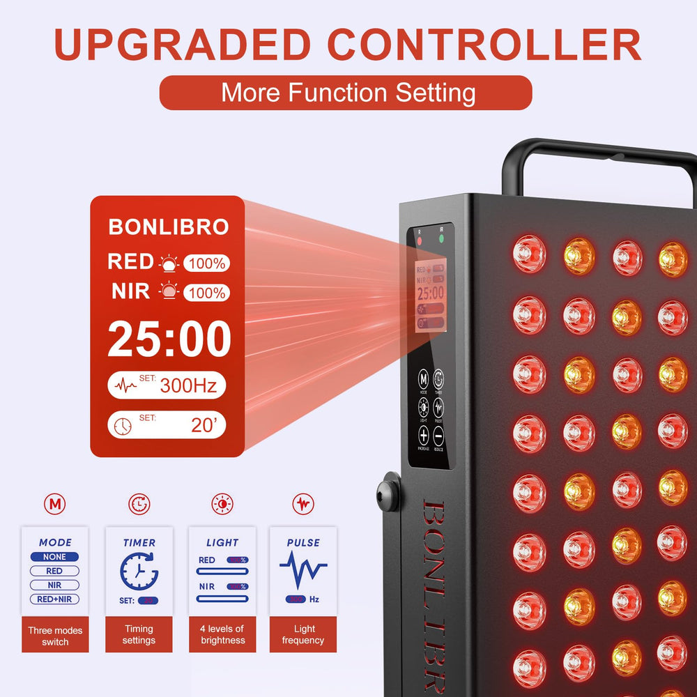 BONLIBRO BN-60 quad wave panel wall-mount setup for convenient at-home therapy