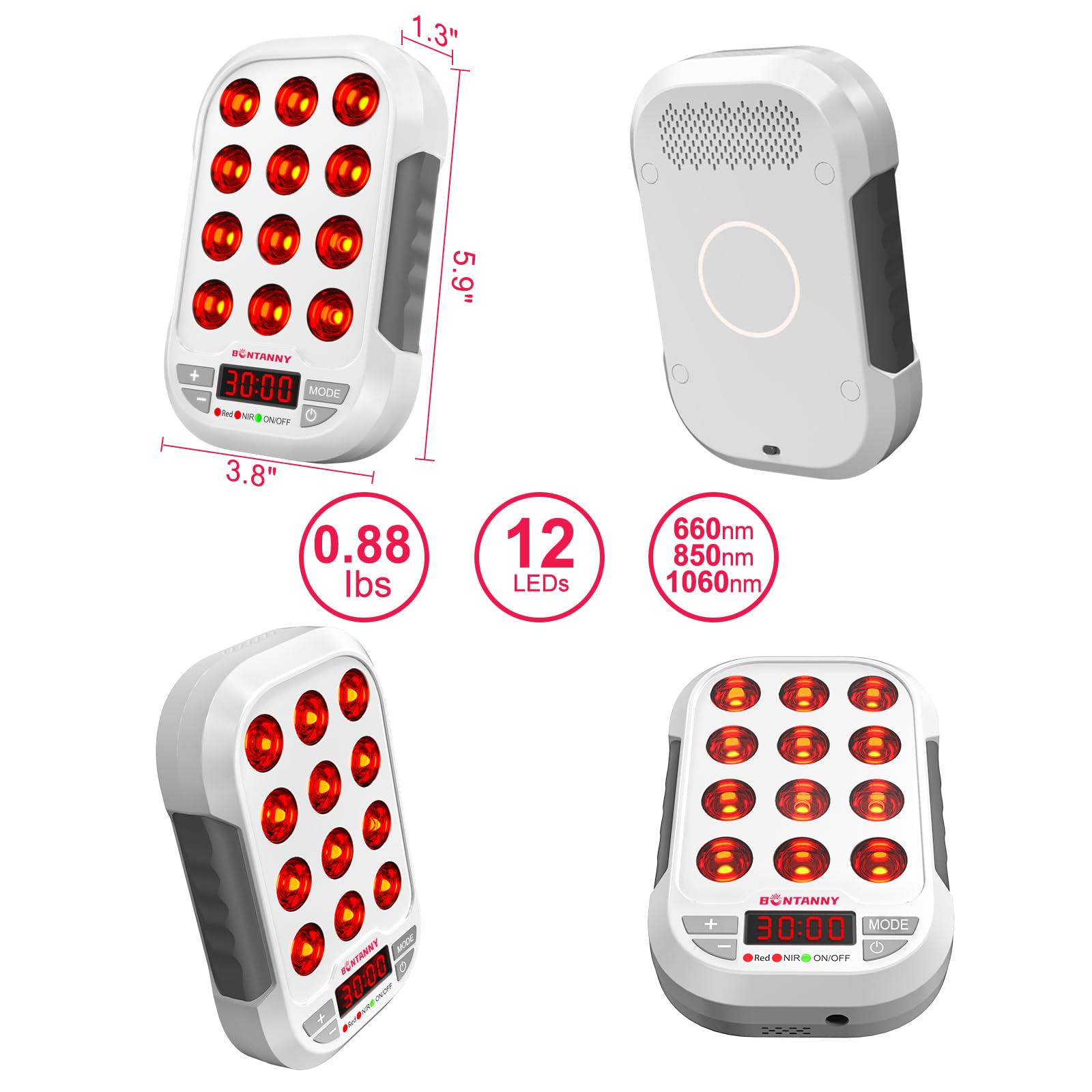 BONTANNY BO-60 palm-sized design enables easy daily use during travel.