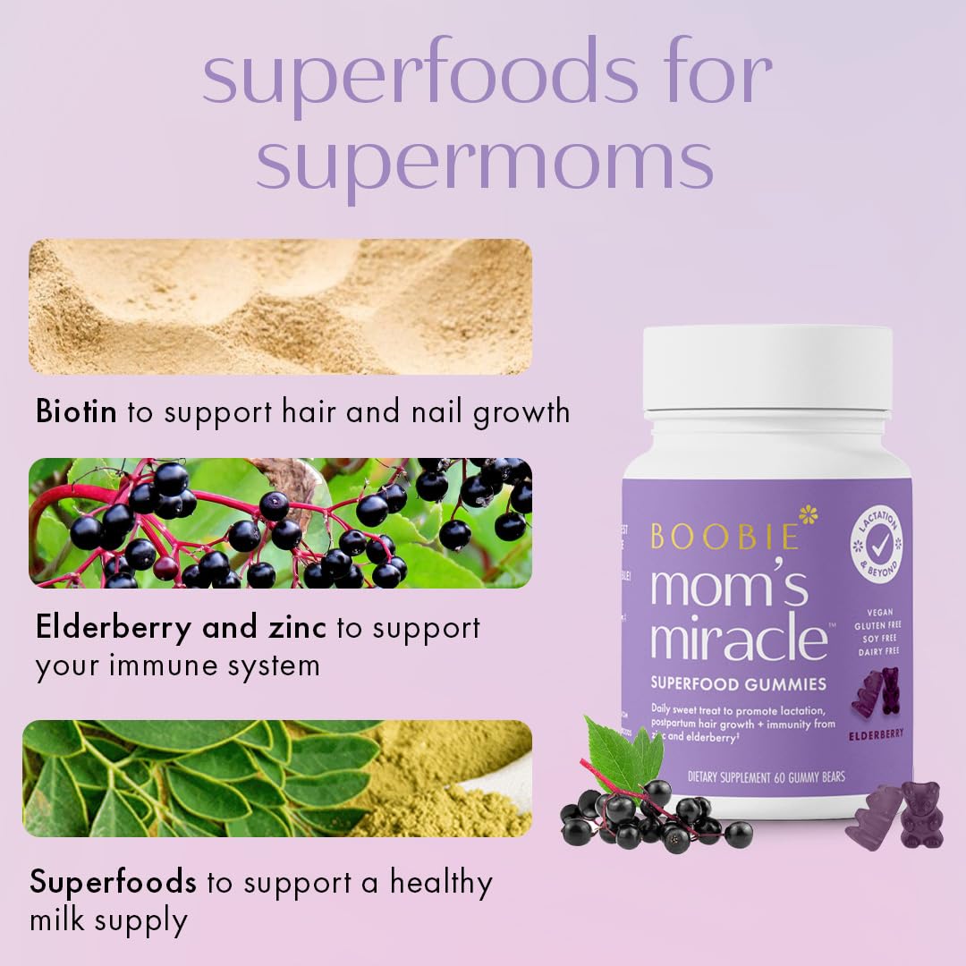 Boobie Bears packaging box emphasizing 3-in-1 wellness benefits