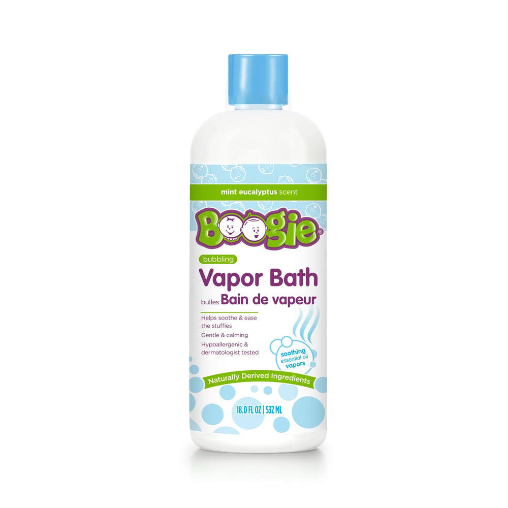 Hypoallergenic, dermatologist tested Boogie Kids Bubble Bath formula