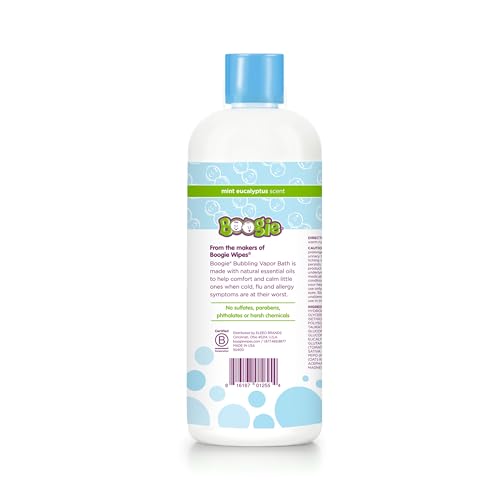 Kids enjoy Boogie Kids Botanical Bubble Bath tub bubbles