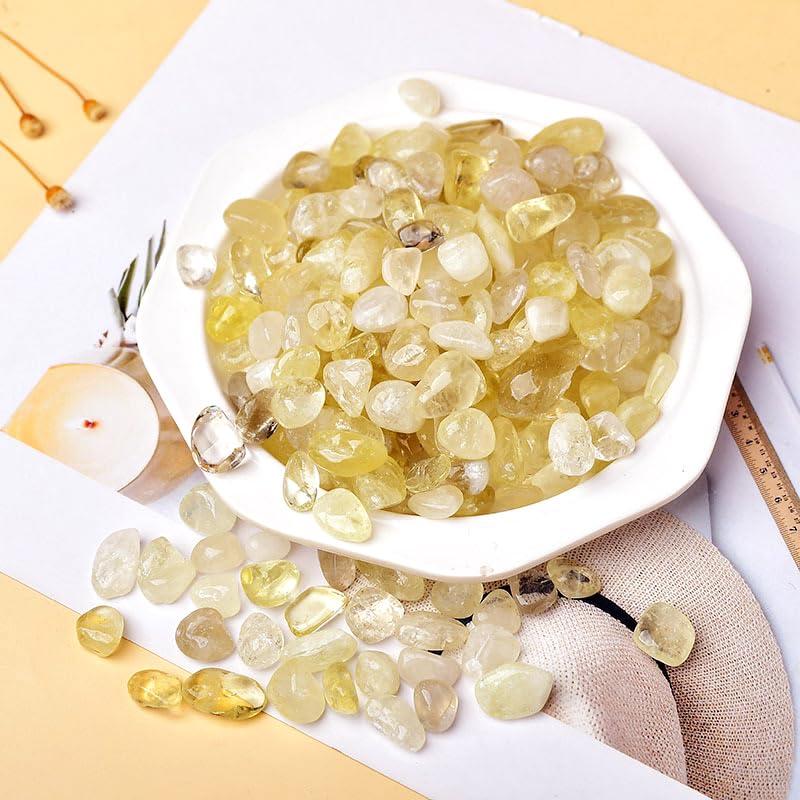 Natural citrine stones by Boolavard, each with unique color.