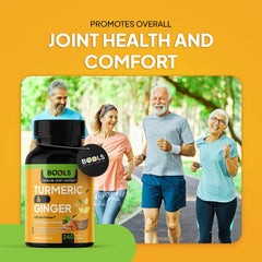 Bools Turmeric Curcumin capsules for easy daily supplementation.
