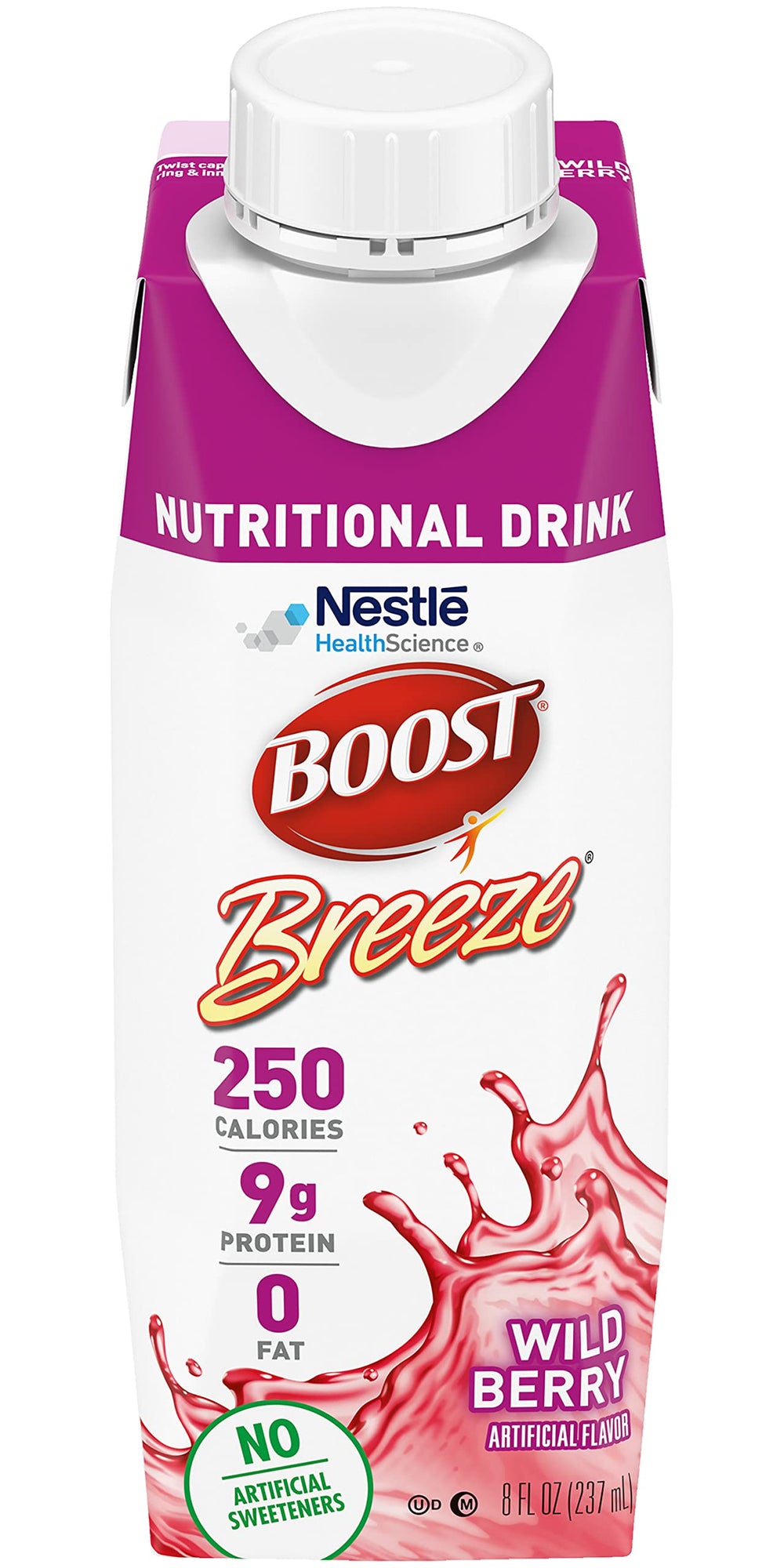 BOOST Breeze orange flavor visual suggests tangy, refreshing taste with protein support