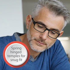 Boost Eyewear shatter-resistant lenses offer lasting clarity and glare reduction.