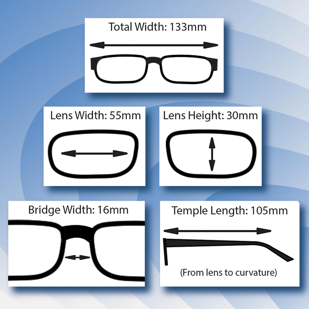 Boost Eyewear shatter-resistant polycarbonate frames for daily durability.