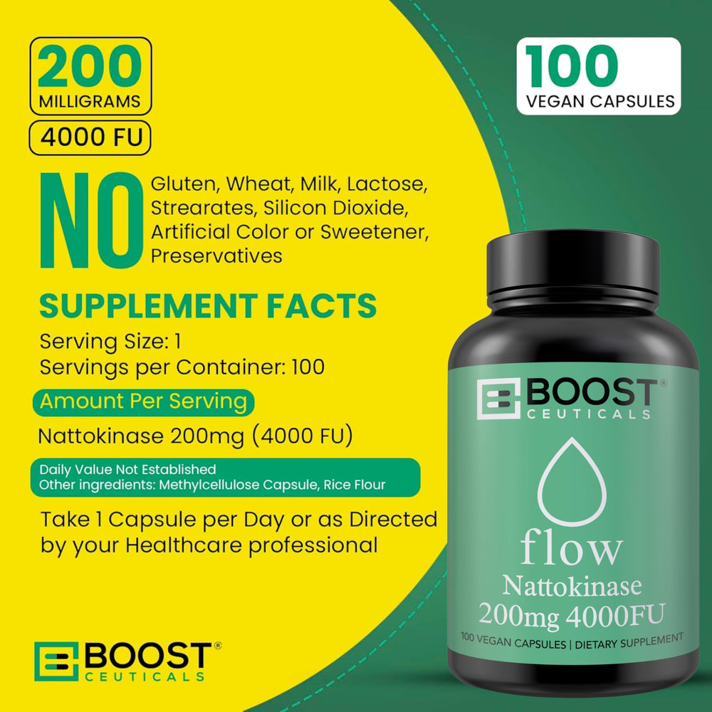 Daily use lifestyle shot with BoostCeuticals nattokinase bottle