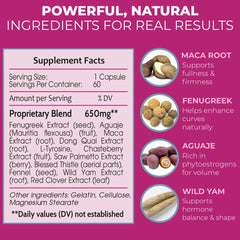 Booty Magic maca root ingredient close-up emphasizes natural botanical support