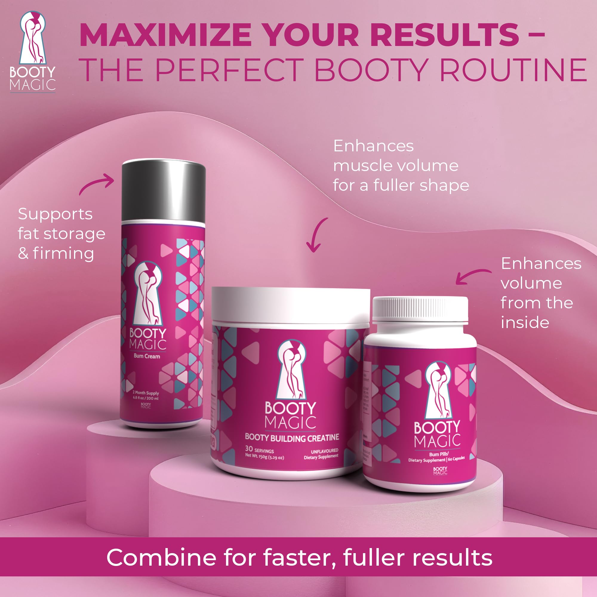 Booty Magic packaging open view reveals authenticity and care