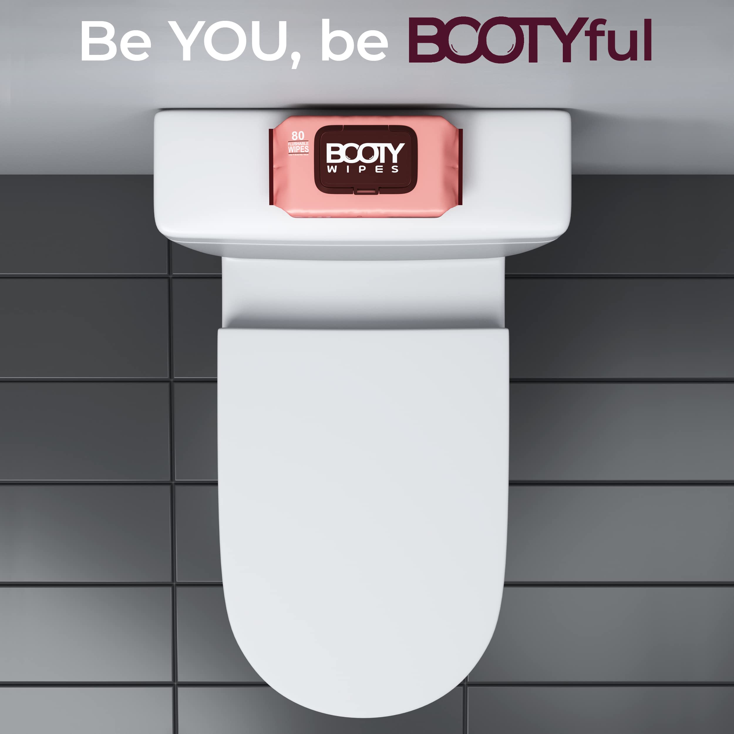BOOTY WIPES moisture-rich sheets offer convenient and comfortable cleansing experience.