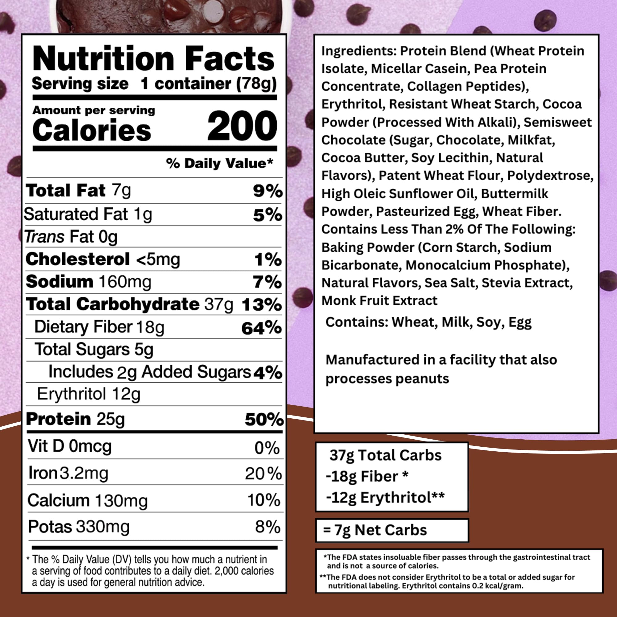 Bootylicious 12-pack muffins box displayed for convenient meal prep and snacks.