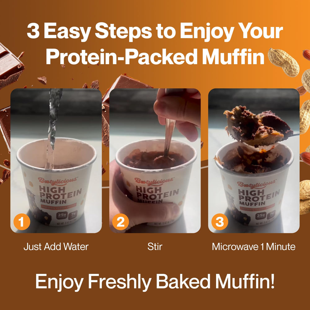 Bootylicious muffin packaging front view in 12-pack
