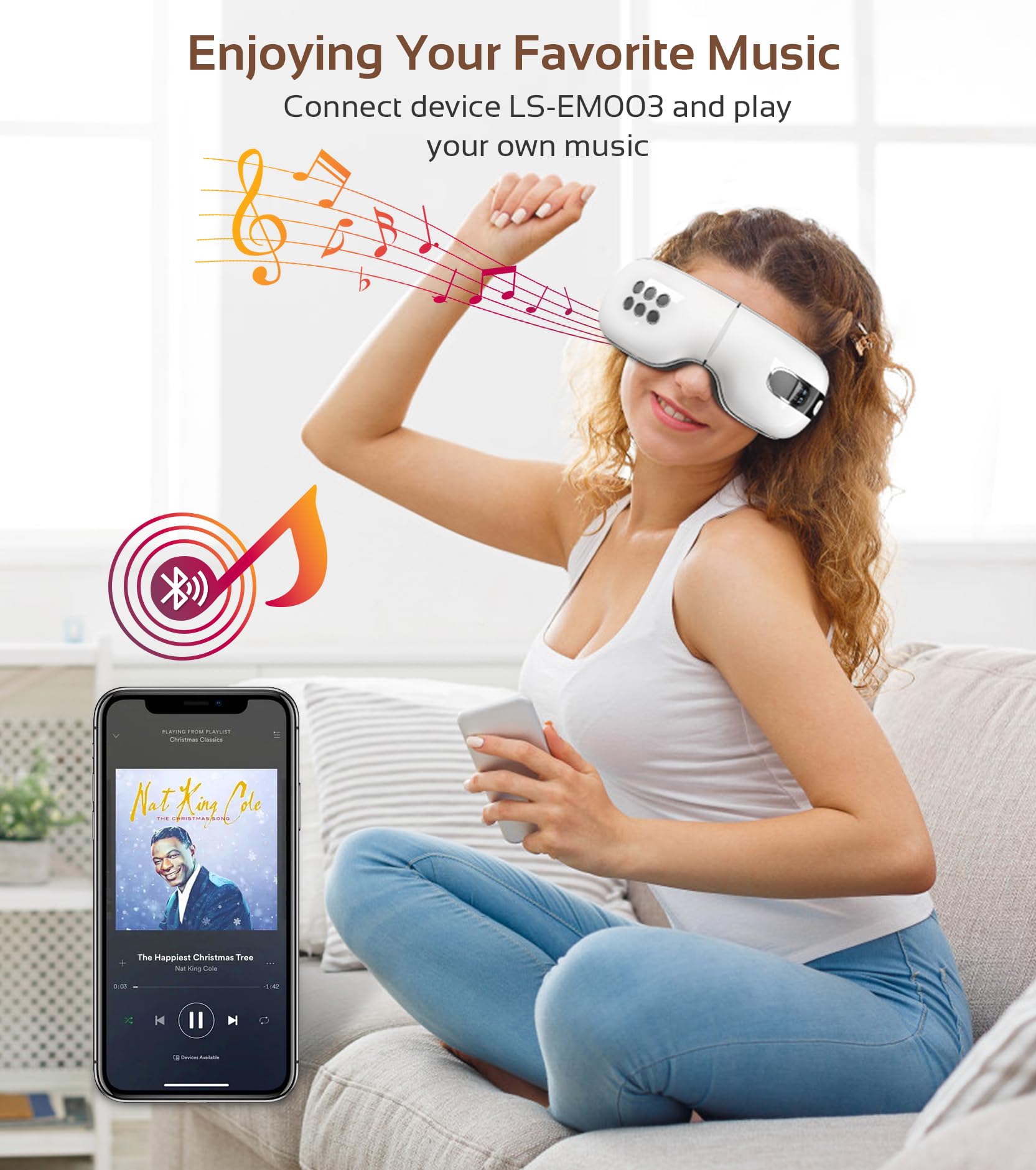 BOQUBOO Eye Massager portable design ideal for travel and work breaks.