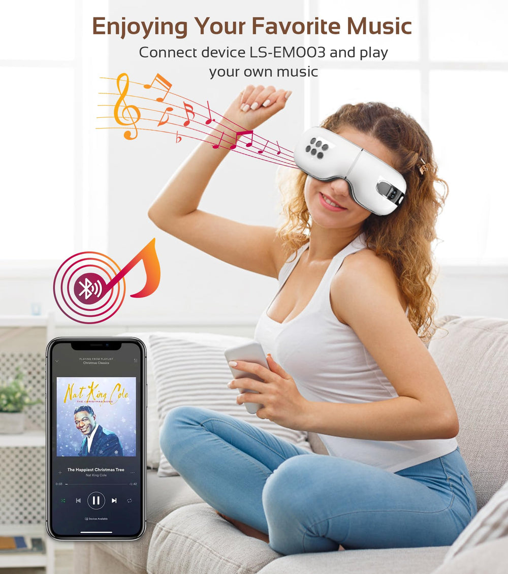 BOQUBOO Eye Massager portable design ideal for travel and work breaks.