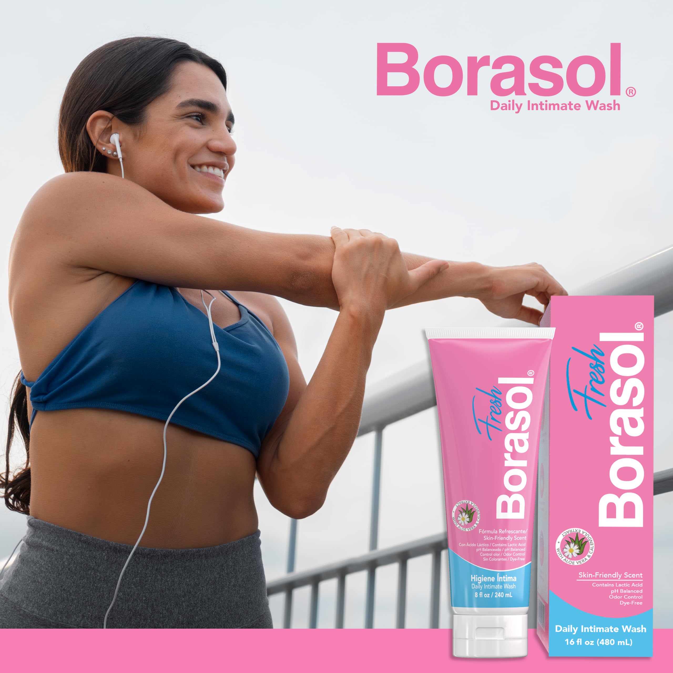 Borasol Fresh routine shot, implying easy daily use in your care routine.