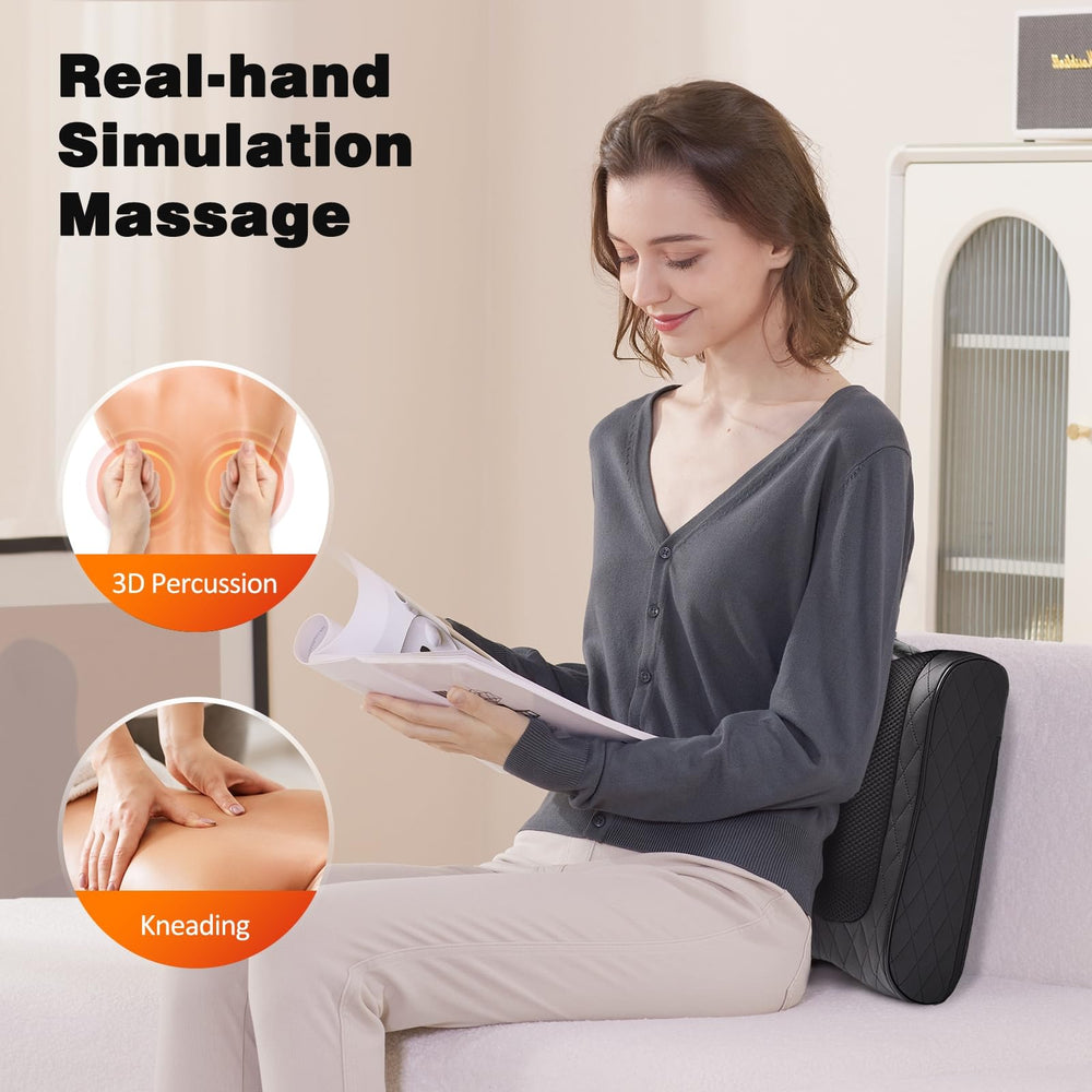 Boriwat back massager showing shiatsu nodes for targeted tension relief
