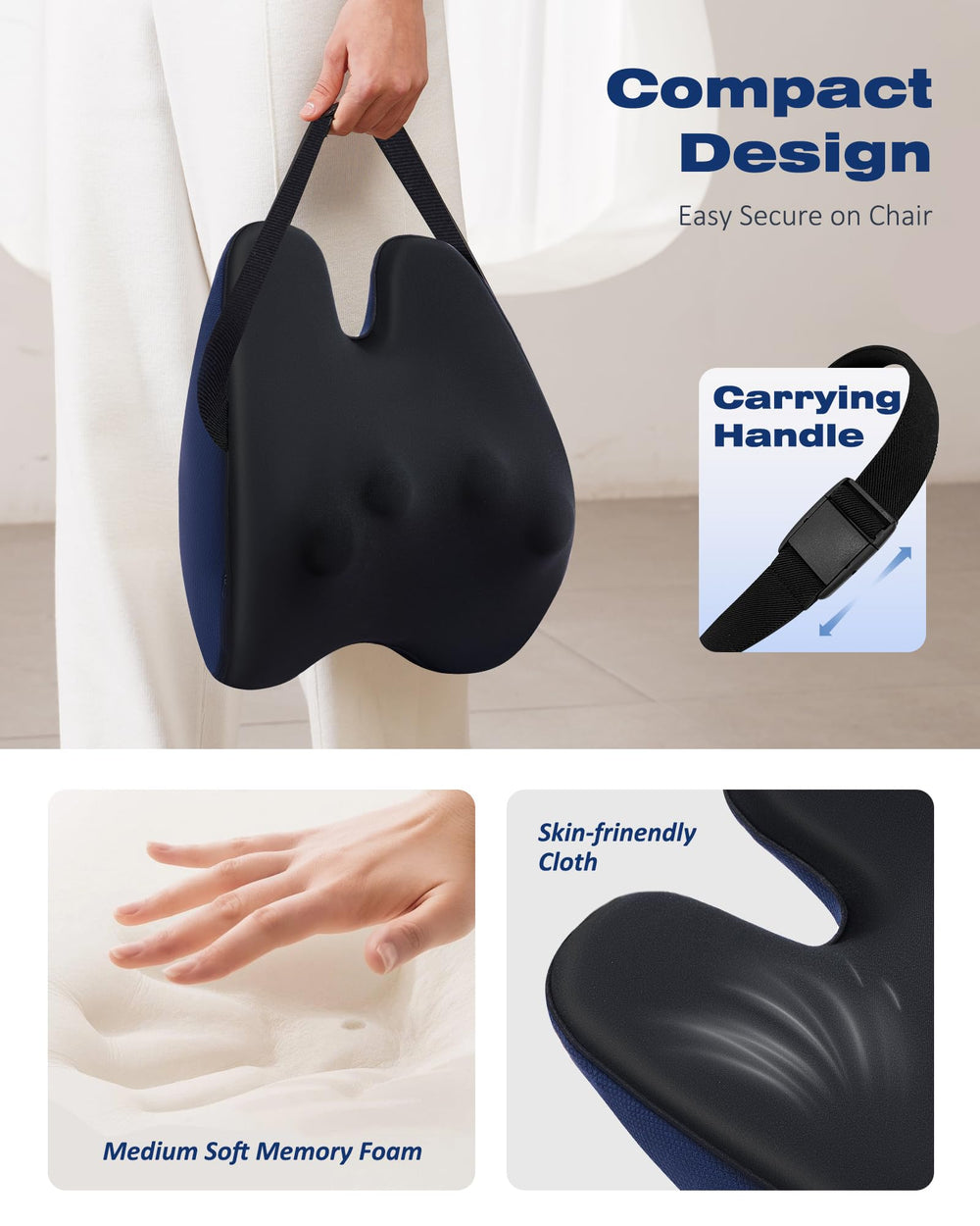 Boriwat compact design fits easily in a bag for travel comfort.