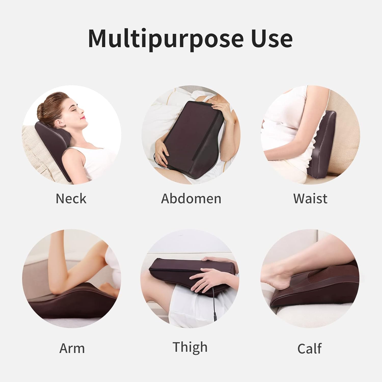Boriwat kneading shiatsu nodes deliver deep-tissue feel.