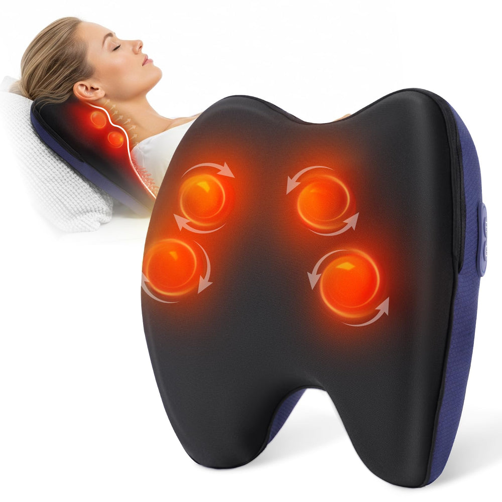 Boriwat Shiatsu neck and back massager pillow for targeted relief at home or office.