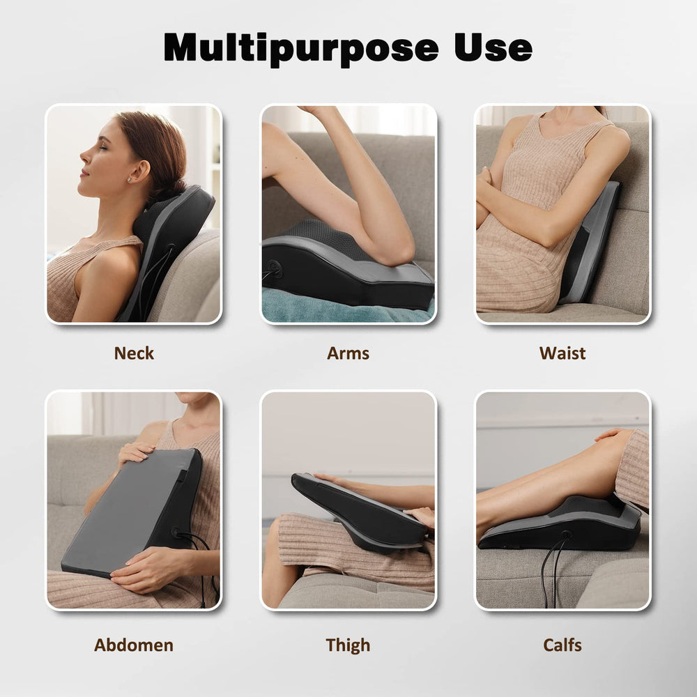 Boriwat wide 15 by 13 inch massager fits neck and back well
