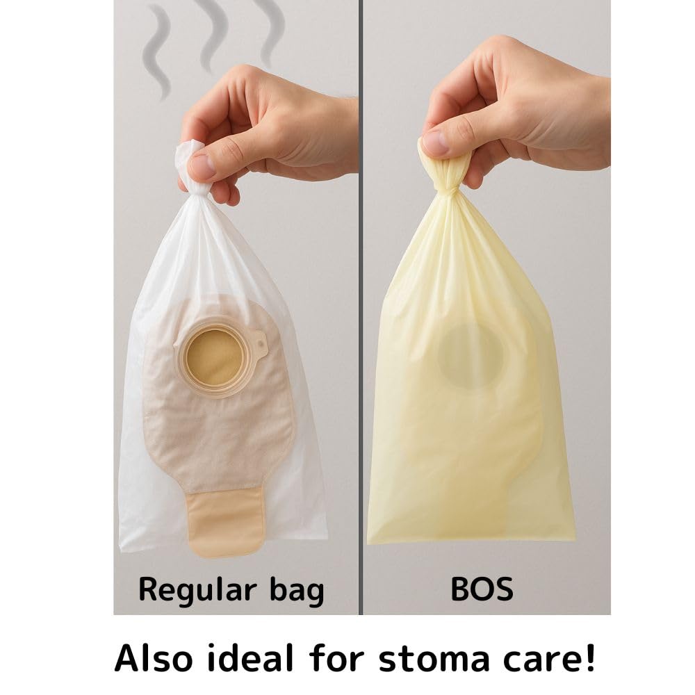 BOS Amazing bags dispense easily from a compact box for quick use.