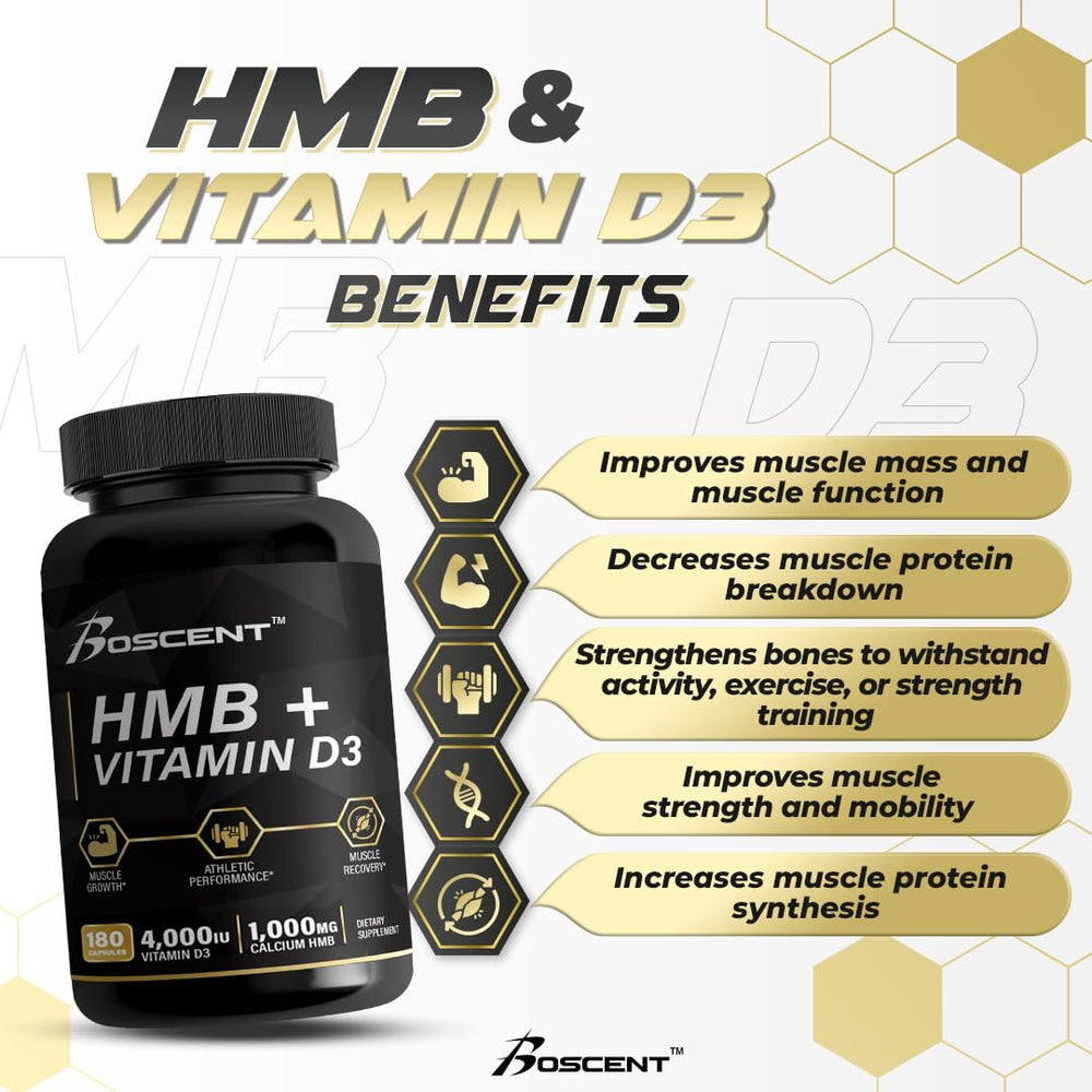 BOSCENT vegan HMB capsules emphasize purity and potency