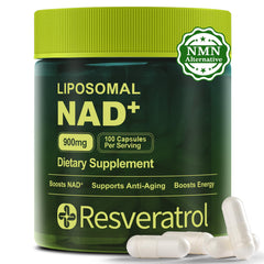 Bosnethuinh NAD+ supplement bottle front displays label and branding for everyday vitality.