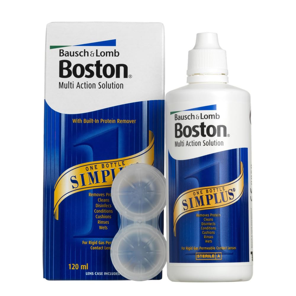Boston Simplus bottle for easy lens care and convenient cleaning