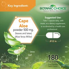 Botanic Choice product image showing capsules with minerals and vitamins supporting overall health.