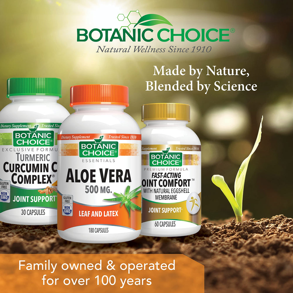 Botanic Choice easy-swallow capsules ideal for daily digestive and stomach comfort.