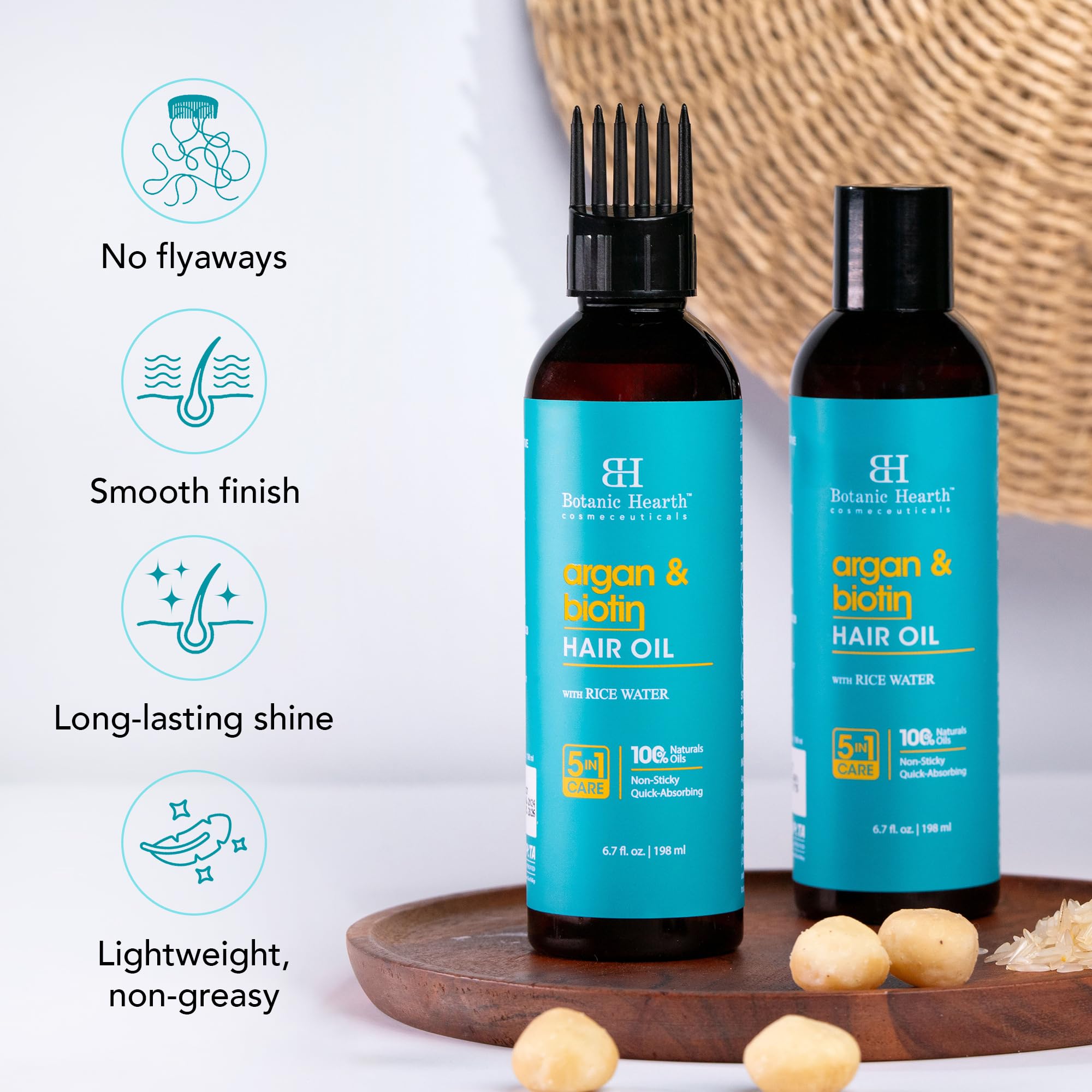 Post-shower use leaves soft, manageable hair with a natural glow