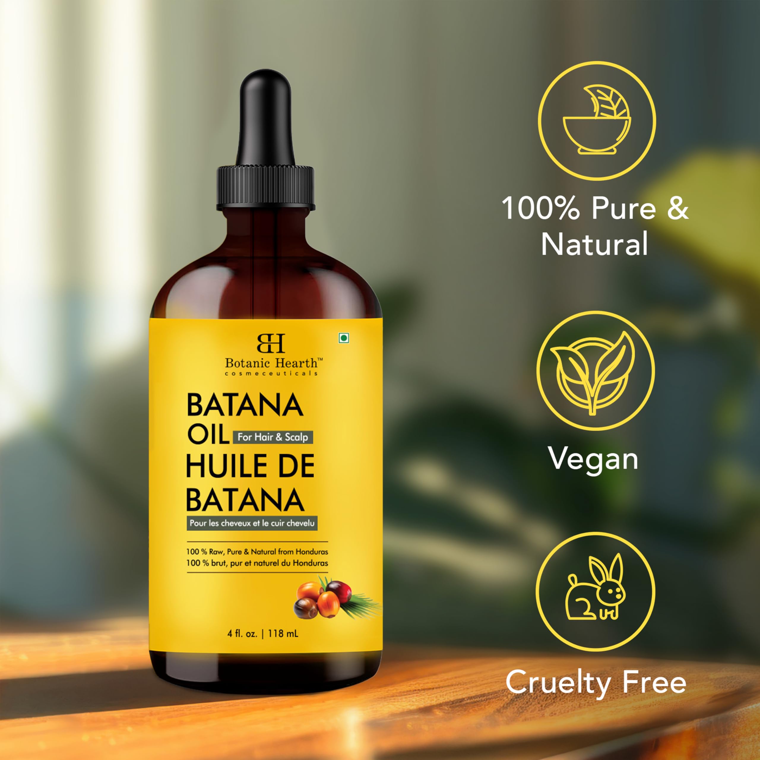 Botanic Hearth Batana Oil on skin demonstrates versatile hydration