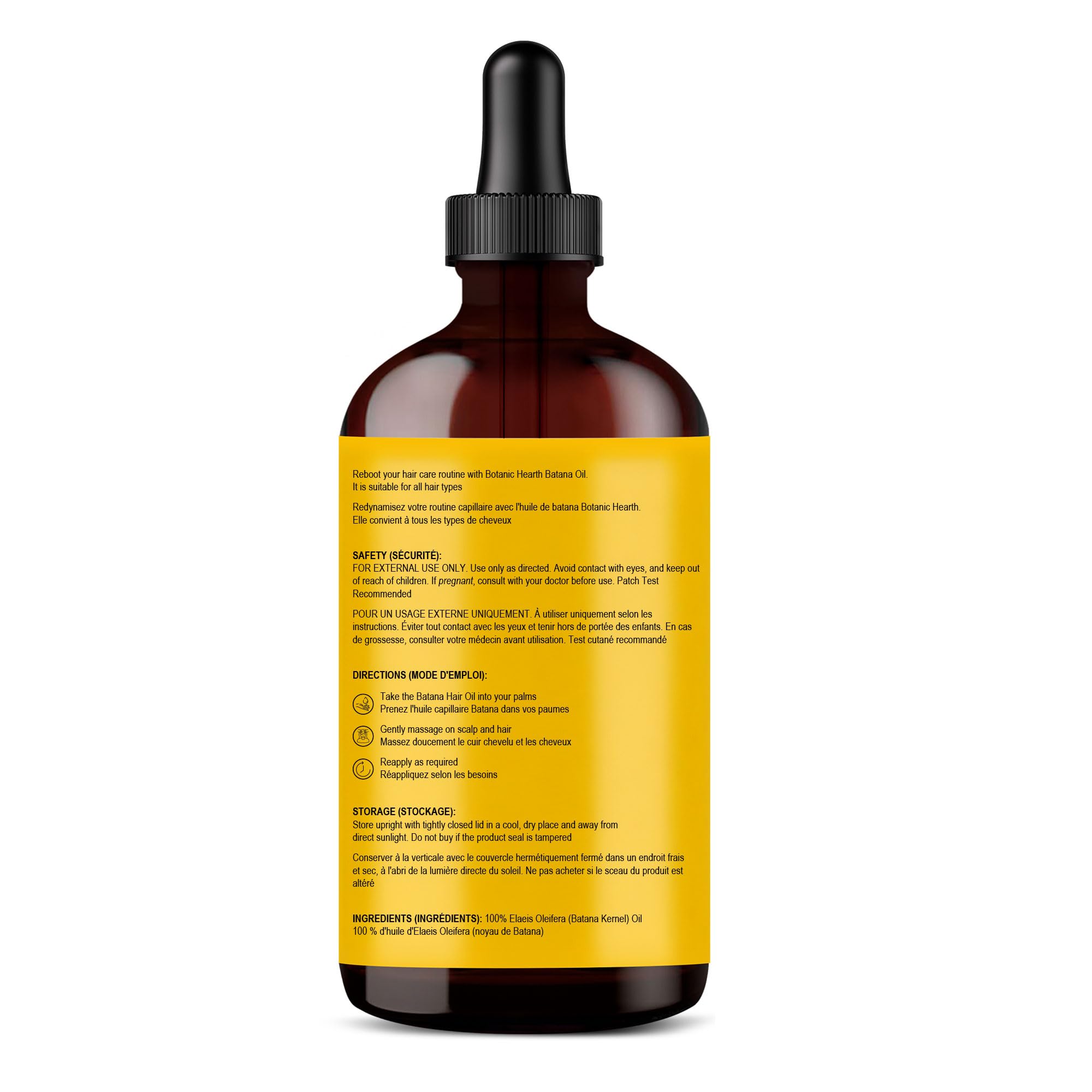 Botanic Hearth Batana Oil finish adds shine across all hair types