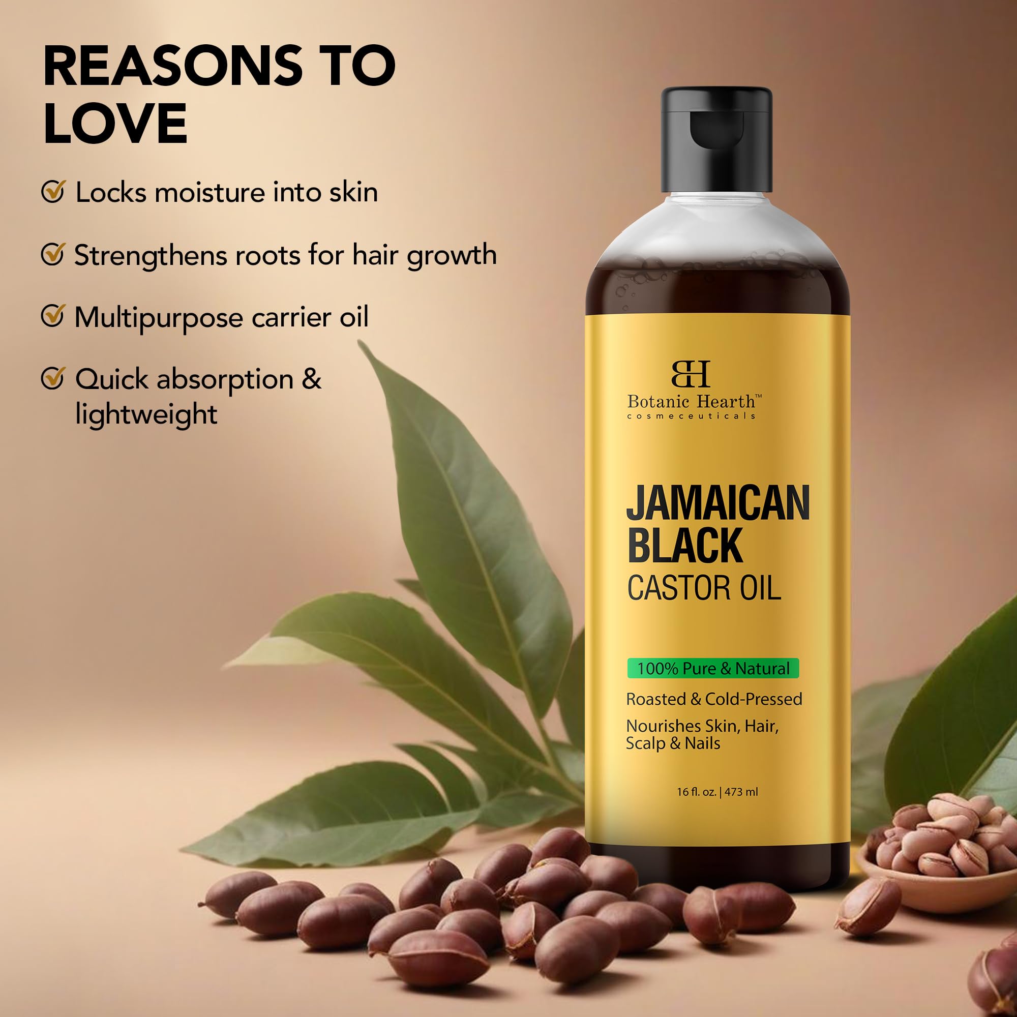 Botanic Hearth Massage Oil texture reveals a rich, fast-absorbing oil ideal for soothing massages.