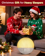 Botdoys Sunrise Alarm Clock Bluetooth speaker delivers clear 5W stereo for music beside your bed.