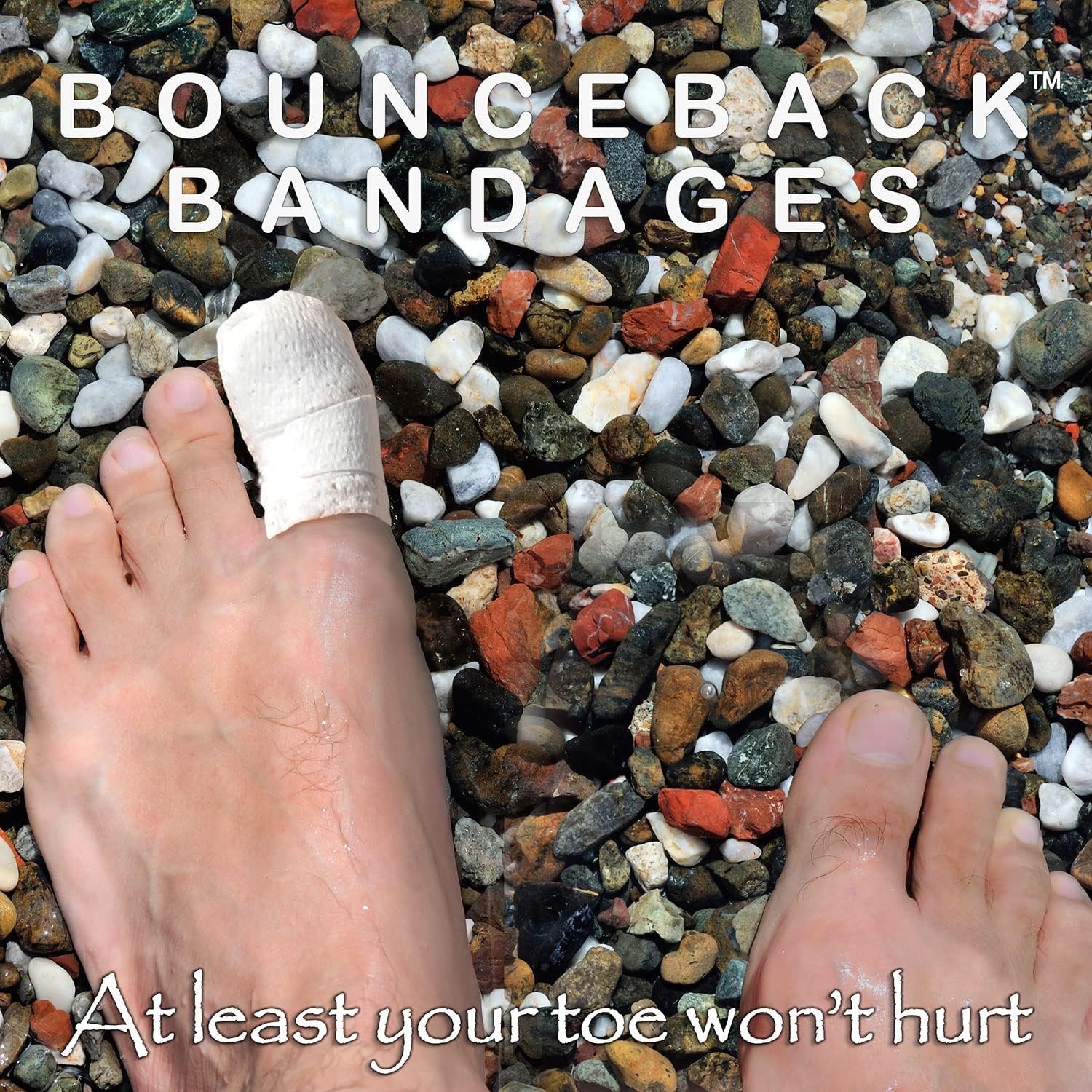 BounceBack MediMitt worn on toe demonstration for everyday use.