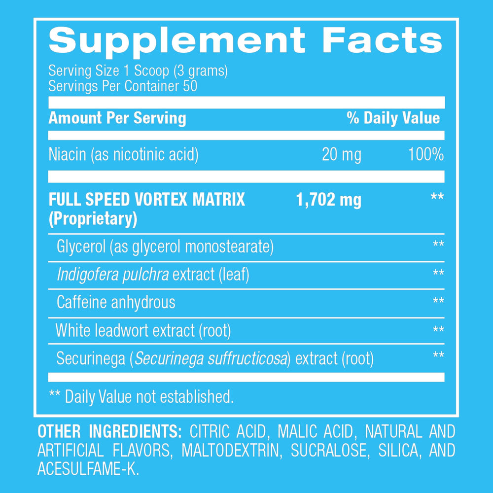 Power Juice flavor captured in a glass with ice.