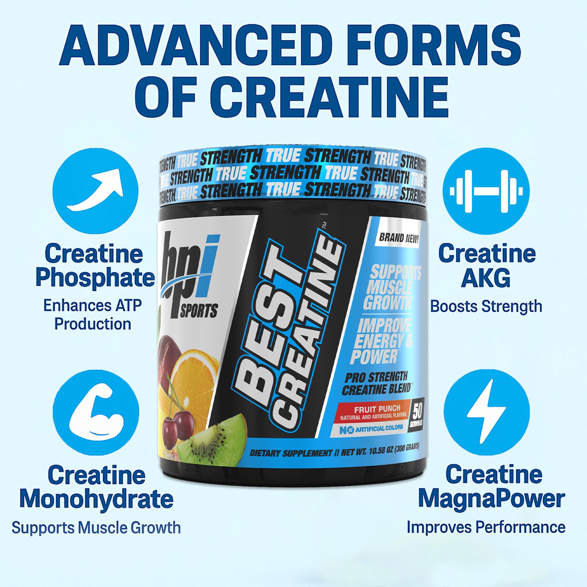 BPI Sports Best Creatine scoop ready for quick, consistent mixing